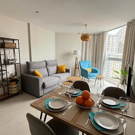 Apartment Blue Armchair With Sea View In Calpe