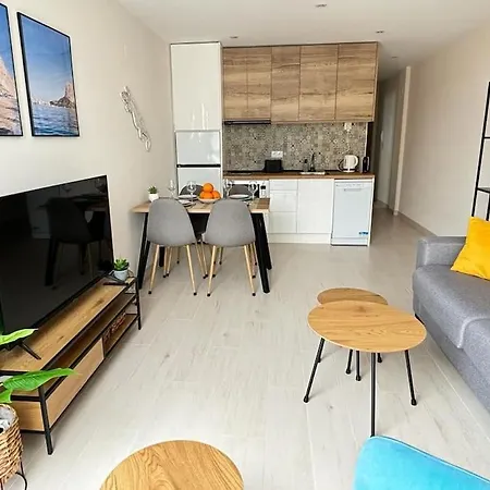 Apartment Blue Armchair With Sea View In *